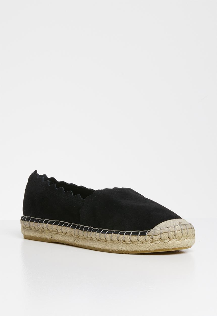 Steve Madden - Breanna slip-on flatform espadril - black