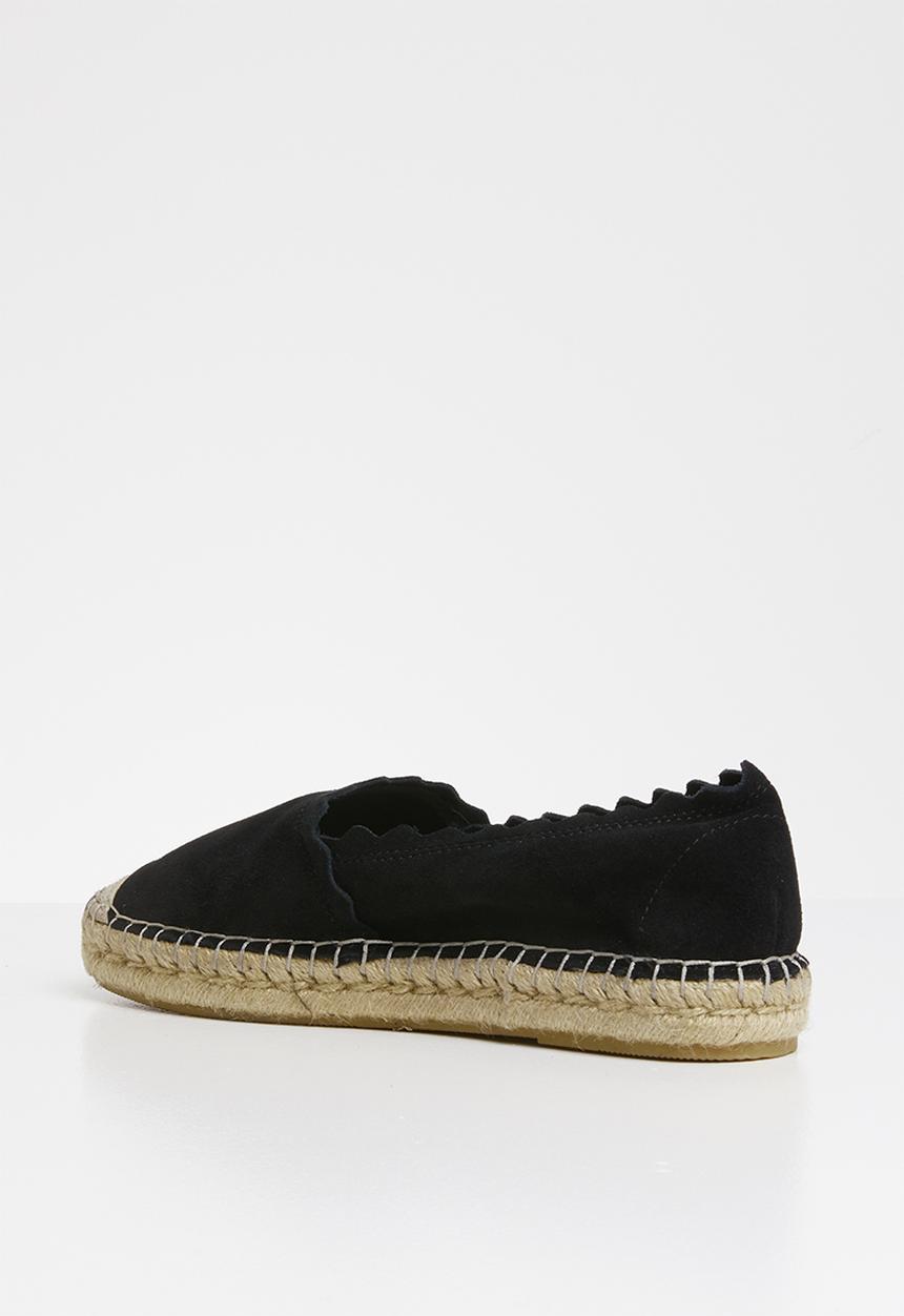 Steve Madden - Breanna slip-on flatform espadril - black