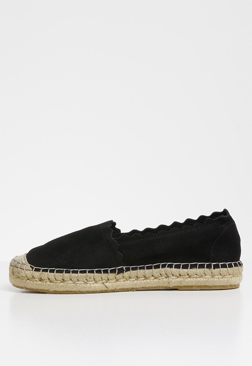Steve Madden - Breanna slip-on flatform espadril - black
