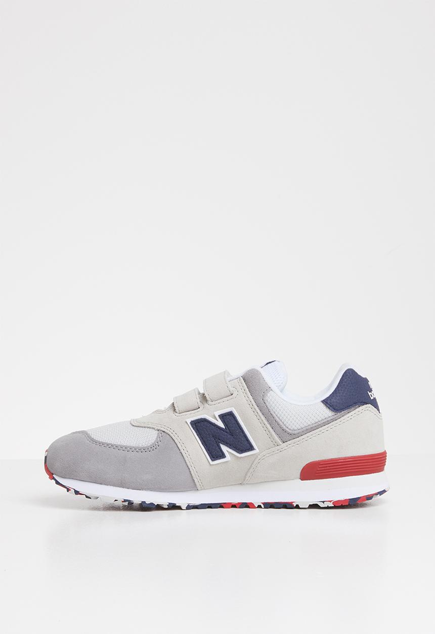 New Balance  - 574 Grade/Pre Velcro - white