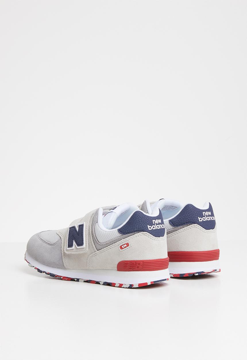 New Balance  - 574 Grade/Pre Velcro - white