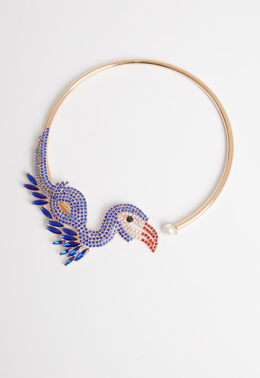 STYLE REPUBLIC - Toucan bird choker-multi