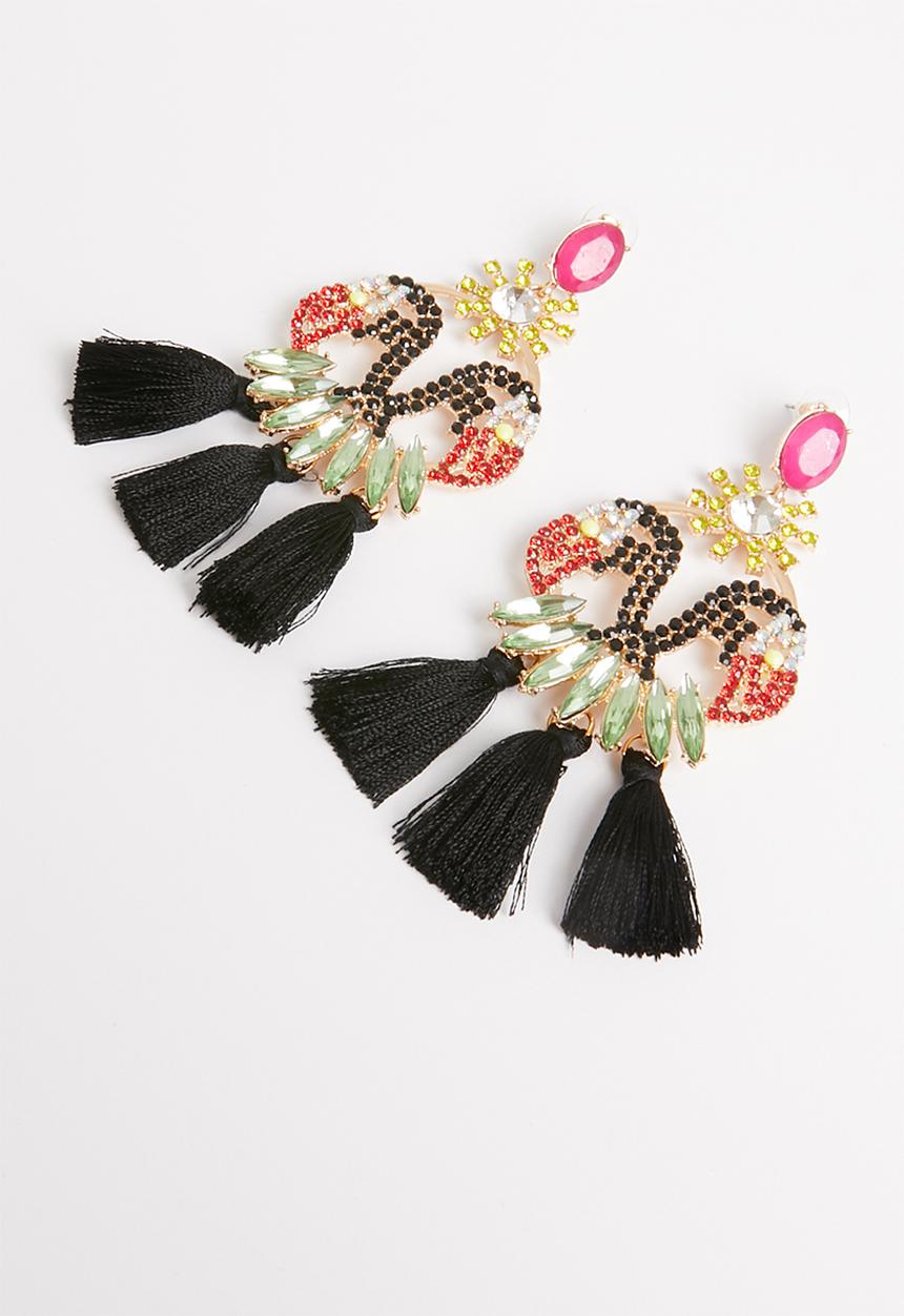 STYLE REPUBLIC - Terri tassel earrings-multi