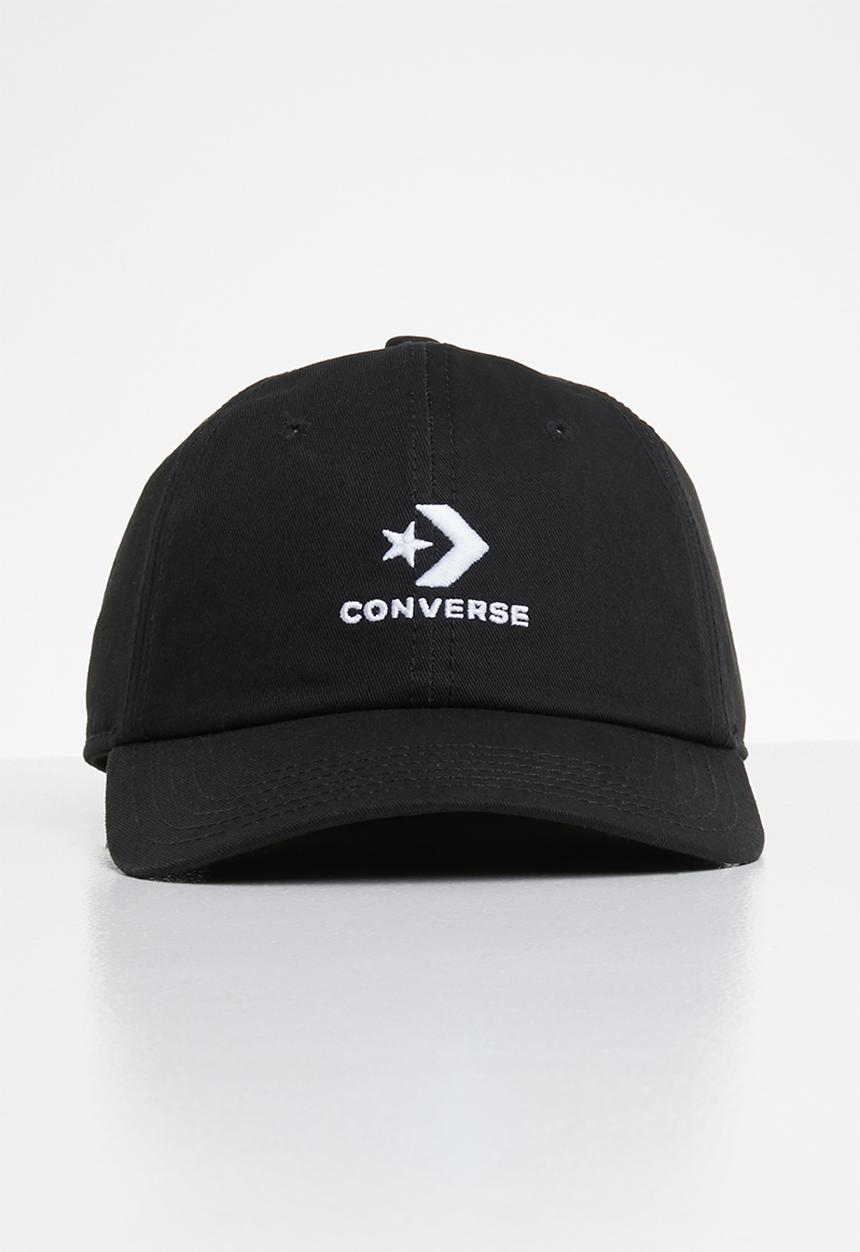 Converse - Lock up baseball cap - black & white
