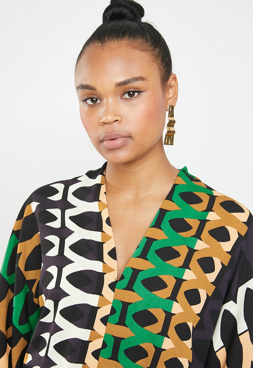 c(inch) - Batwing jumpsuit - multi