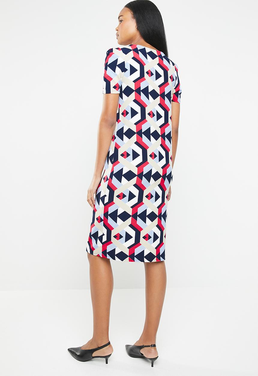 edit - Shift dress - multi