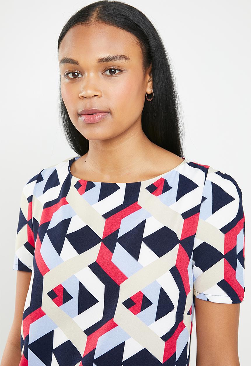 edit - Shift dress - multi