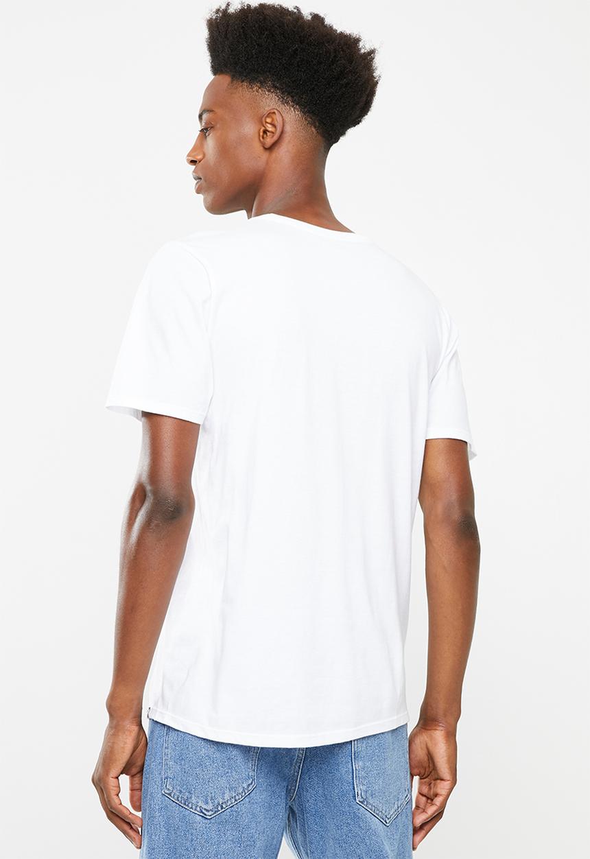 Hurley - Slash gradient T-Shirt - white