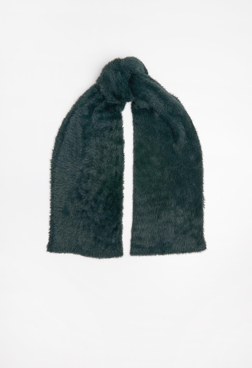 Supré  - Super fluffy scarf - green