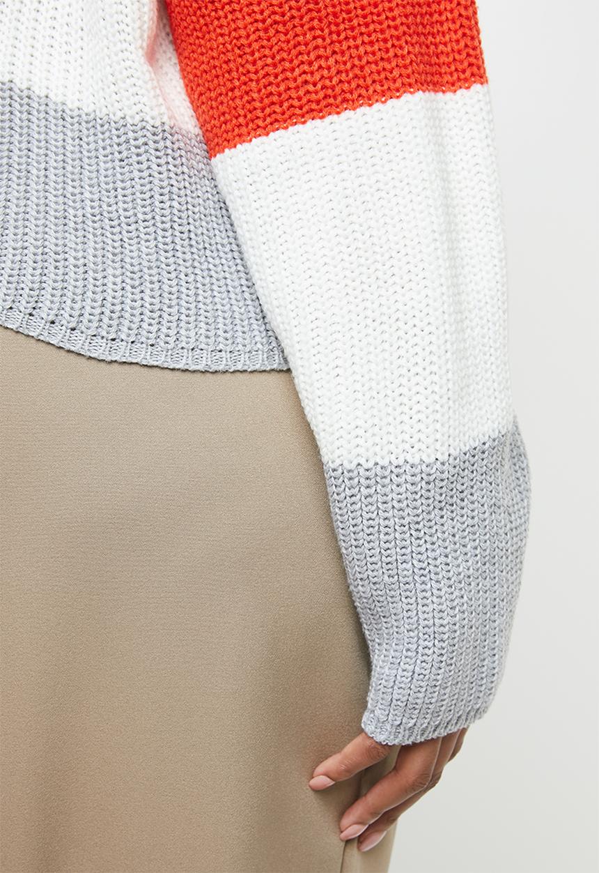 Missguided - Curve crew neck stripe jumper - multi