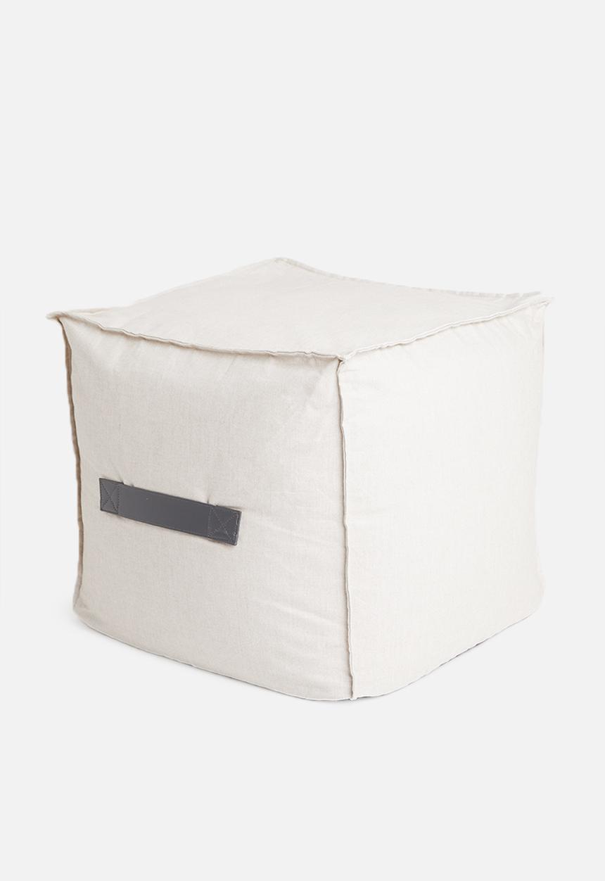 Sixth Floor - Twill ottoman - natural