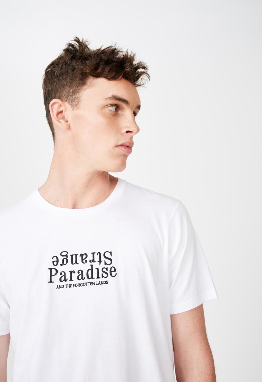 Cotton On - Tbar short sleeve urban tee - white