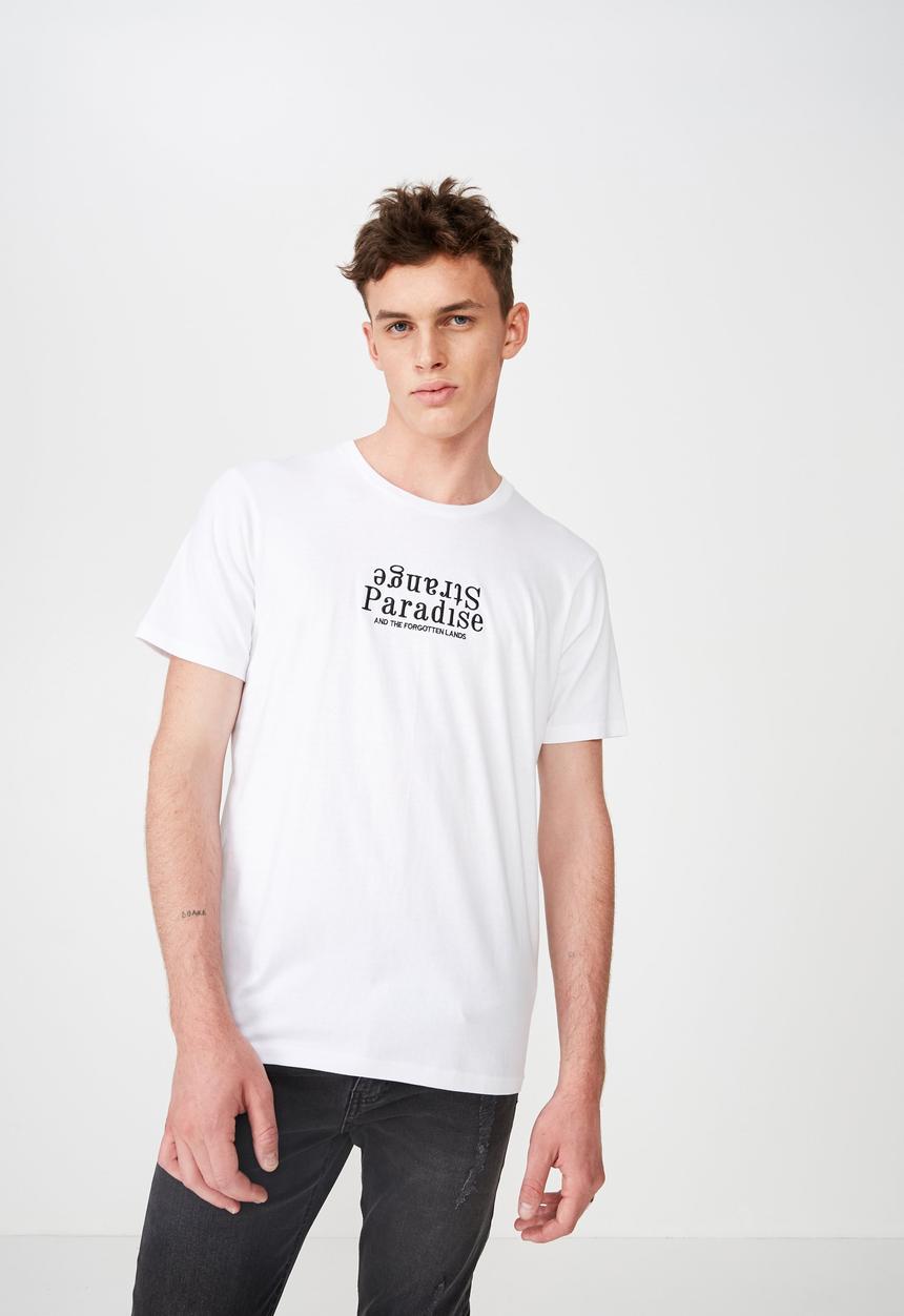 Cotton On - Tbar short sleeve urban tee - white