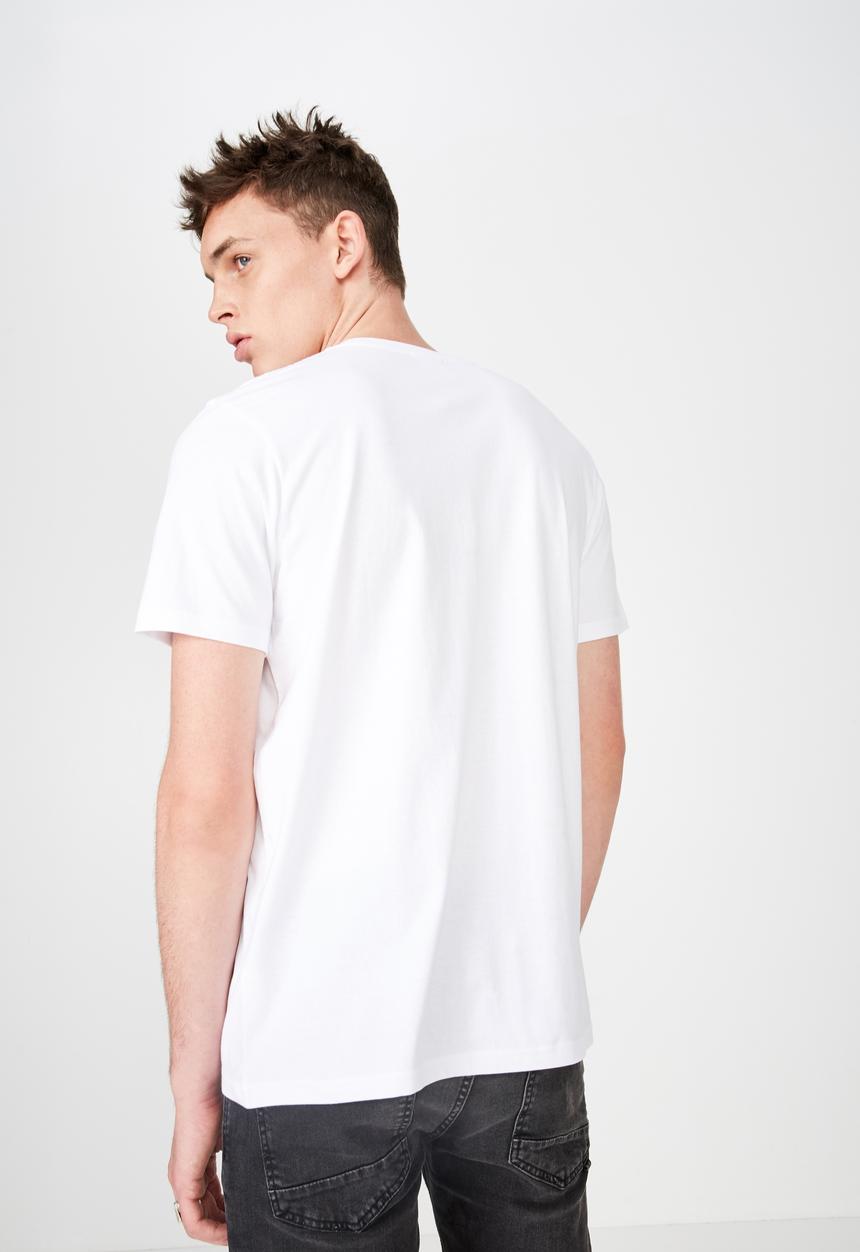 Cotton On - Tbar short sleeve urban tee - white