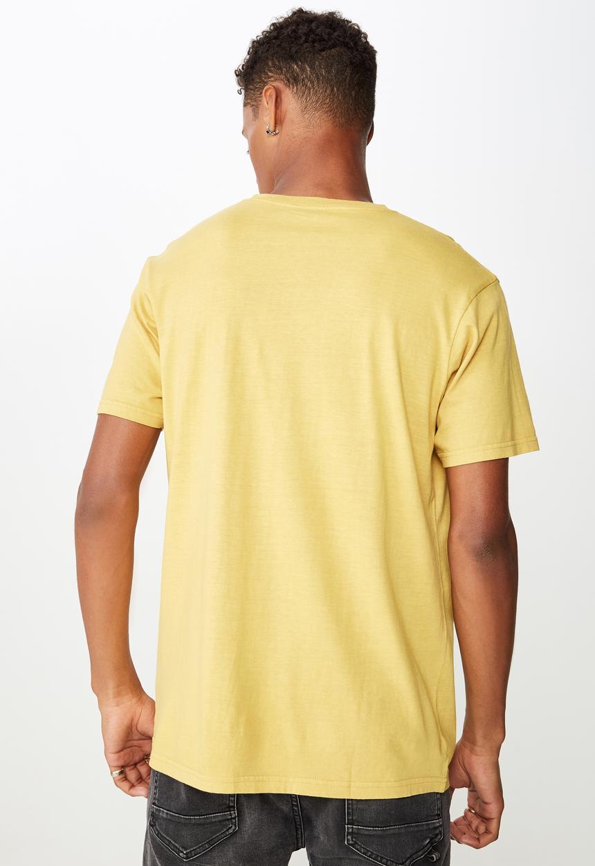Cotton On - Tbar short sleeve urban tee - yellow