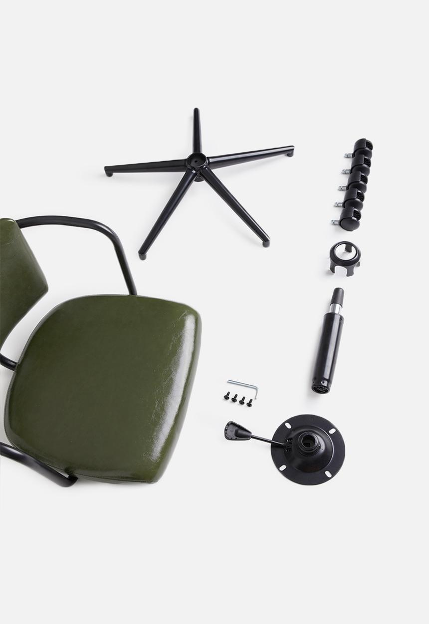 Sixth Floor - Boston office chair - green
