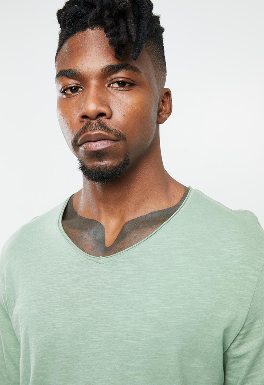 Jack & Jones - Birch regular fit tee - green