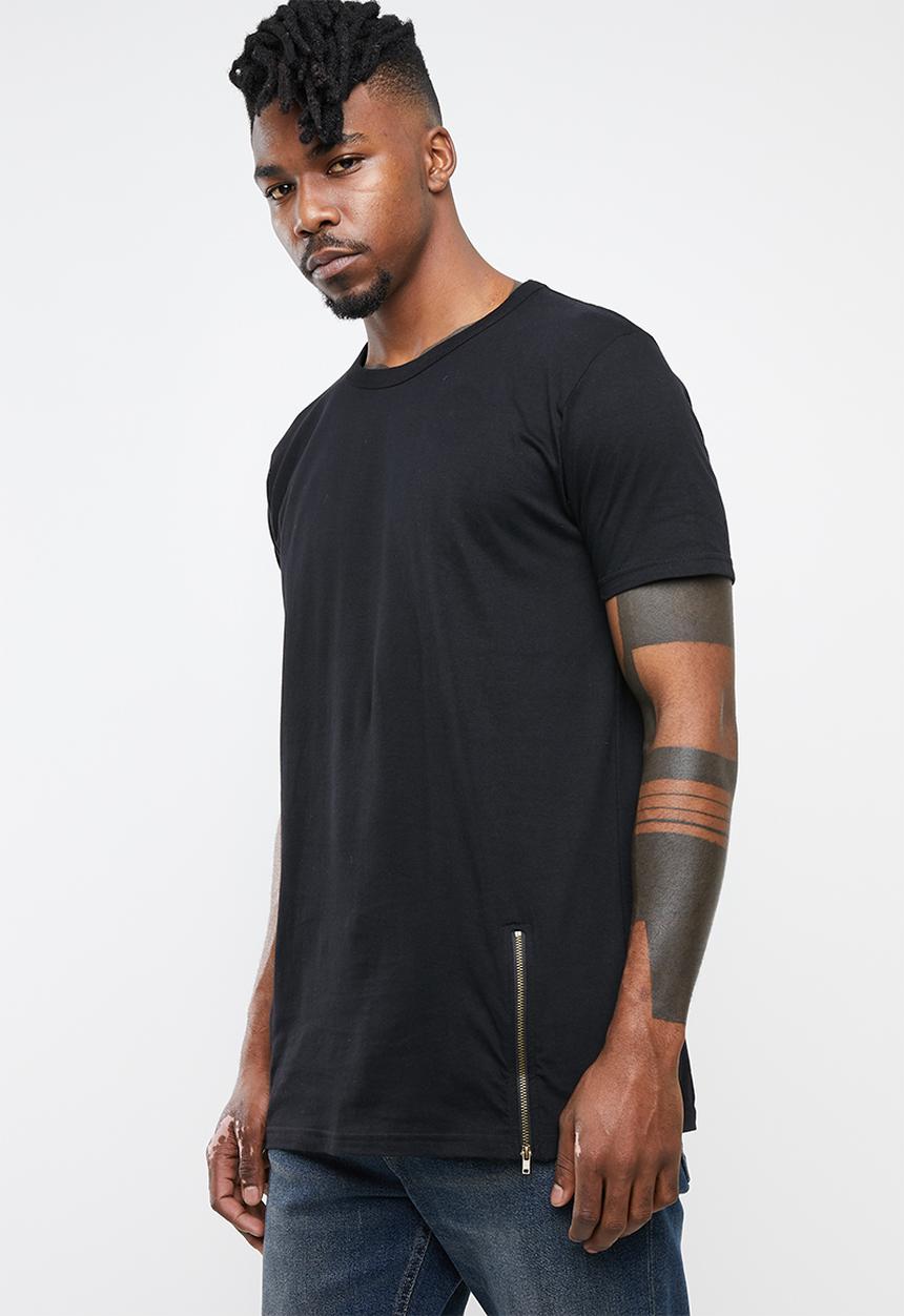 Brave Soul - Falcon crew neck tee - black