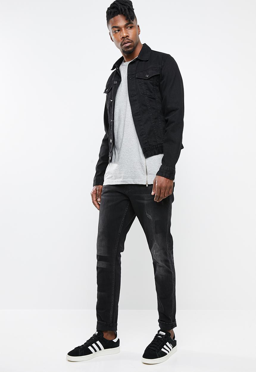Brave Soul - Falcon crew neck tee - grey 