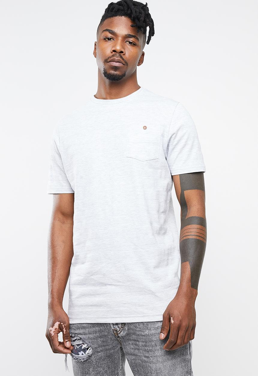 Brave Soul - Jeremy crew neck tee - grey