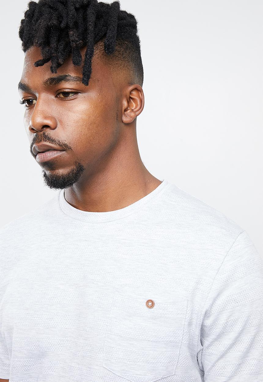 Brave Soul - Jeremy crew neck tee - grey