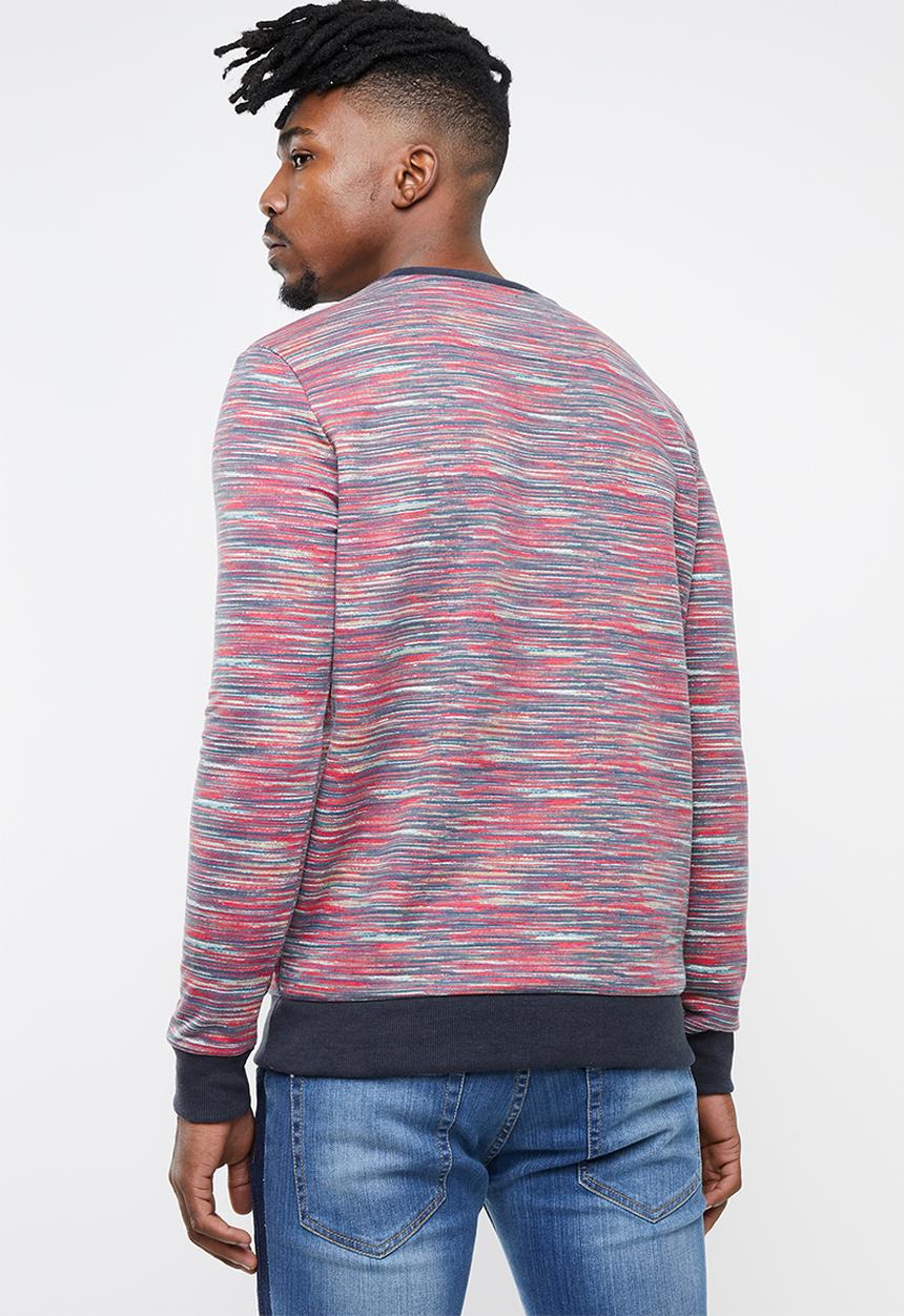 Brave Soul - Galton crew neck sweater - multi