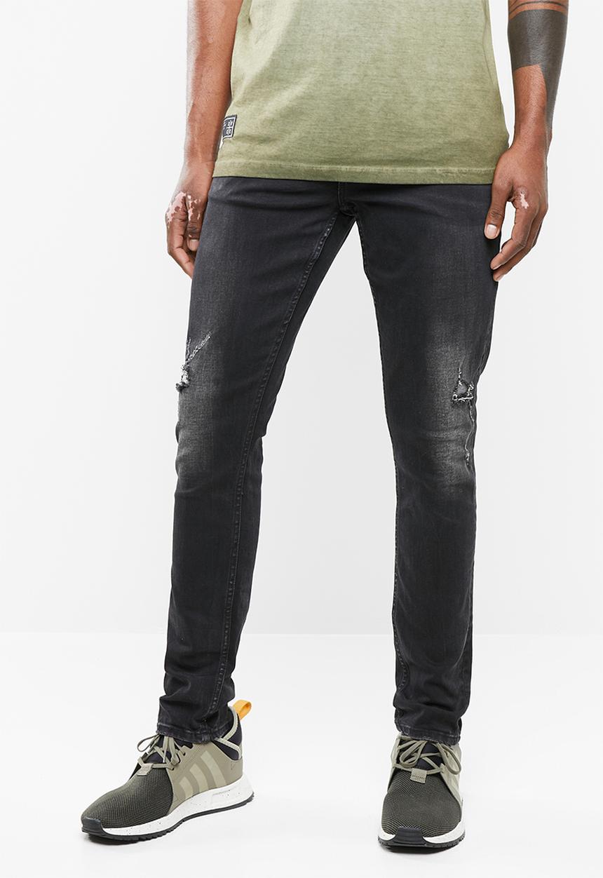S.P.C.C - The ebony ripped jeans - black
