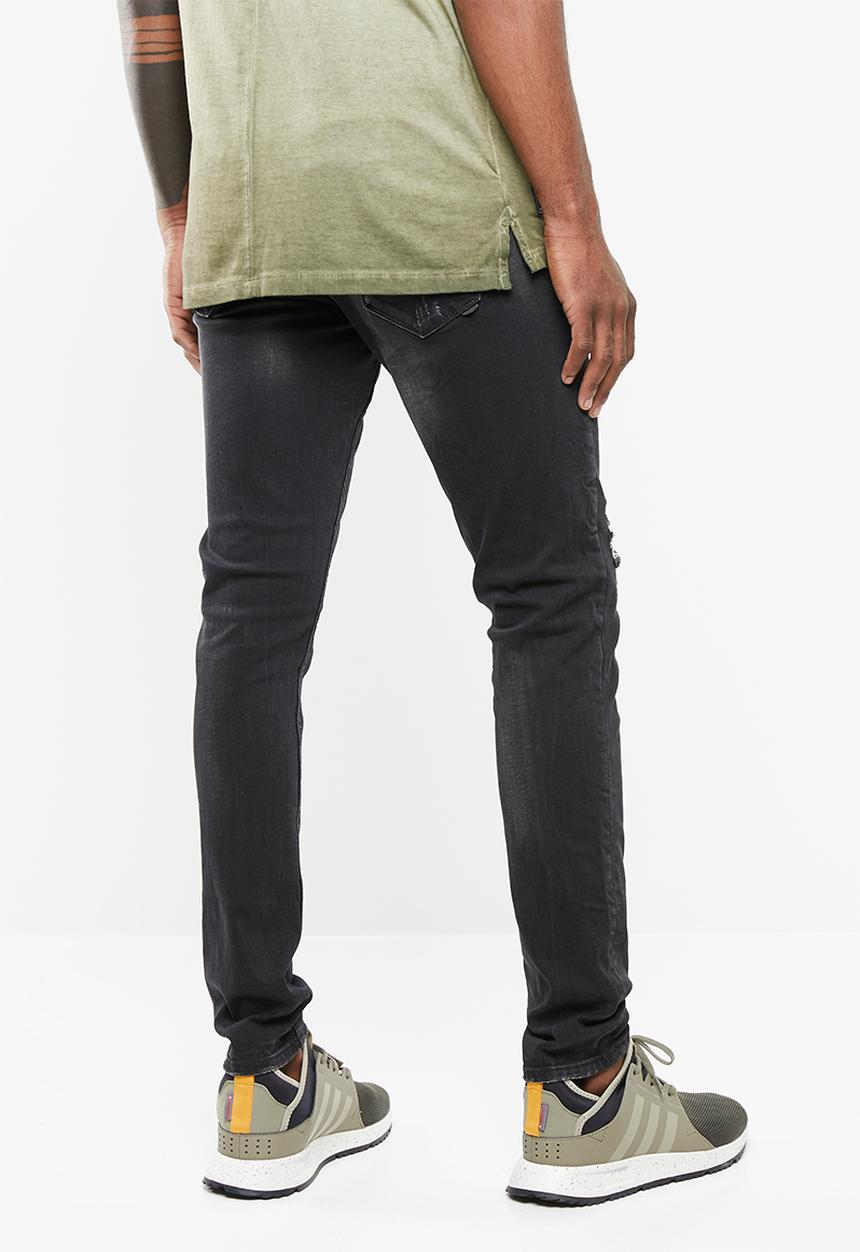 S.P.C.C - The ebony ripped jeans - black