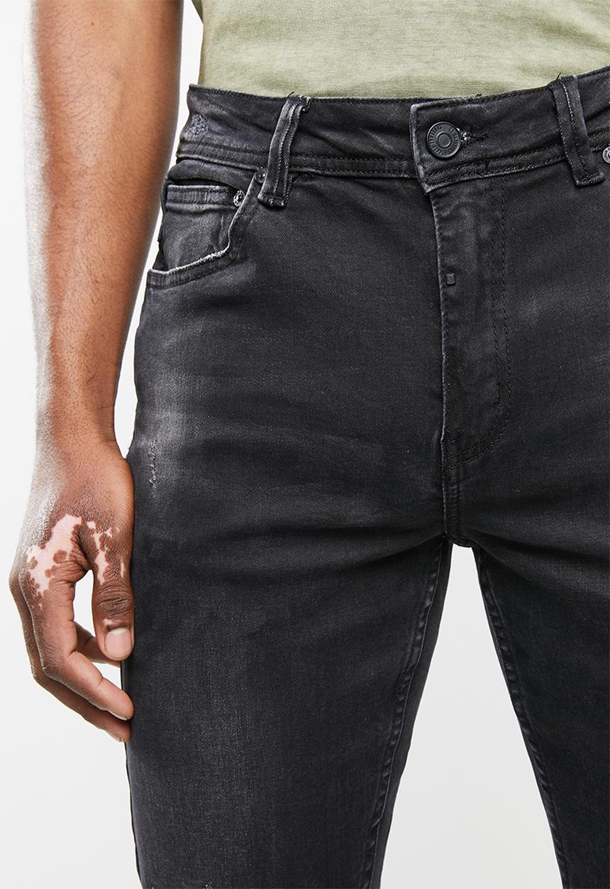 S.P.C.C - The ebony ripped jeans - black