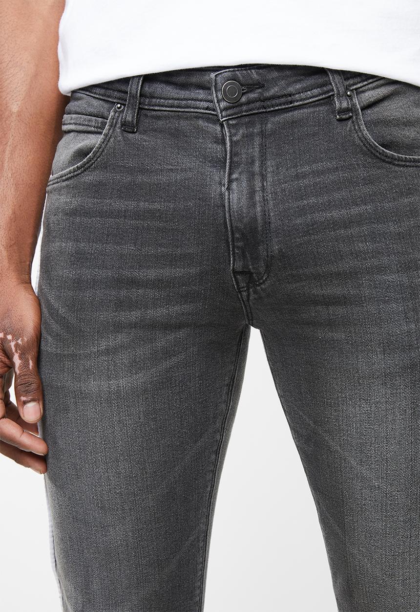 Superbalist - Skinny side stripe jeans - black