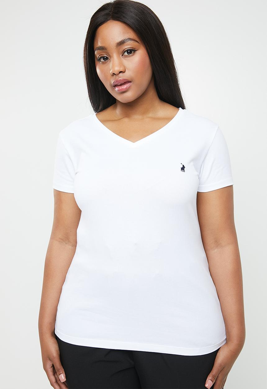 POLO - Plus size kelly short sleeve tee - white