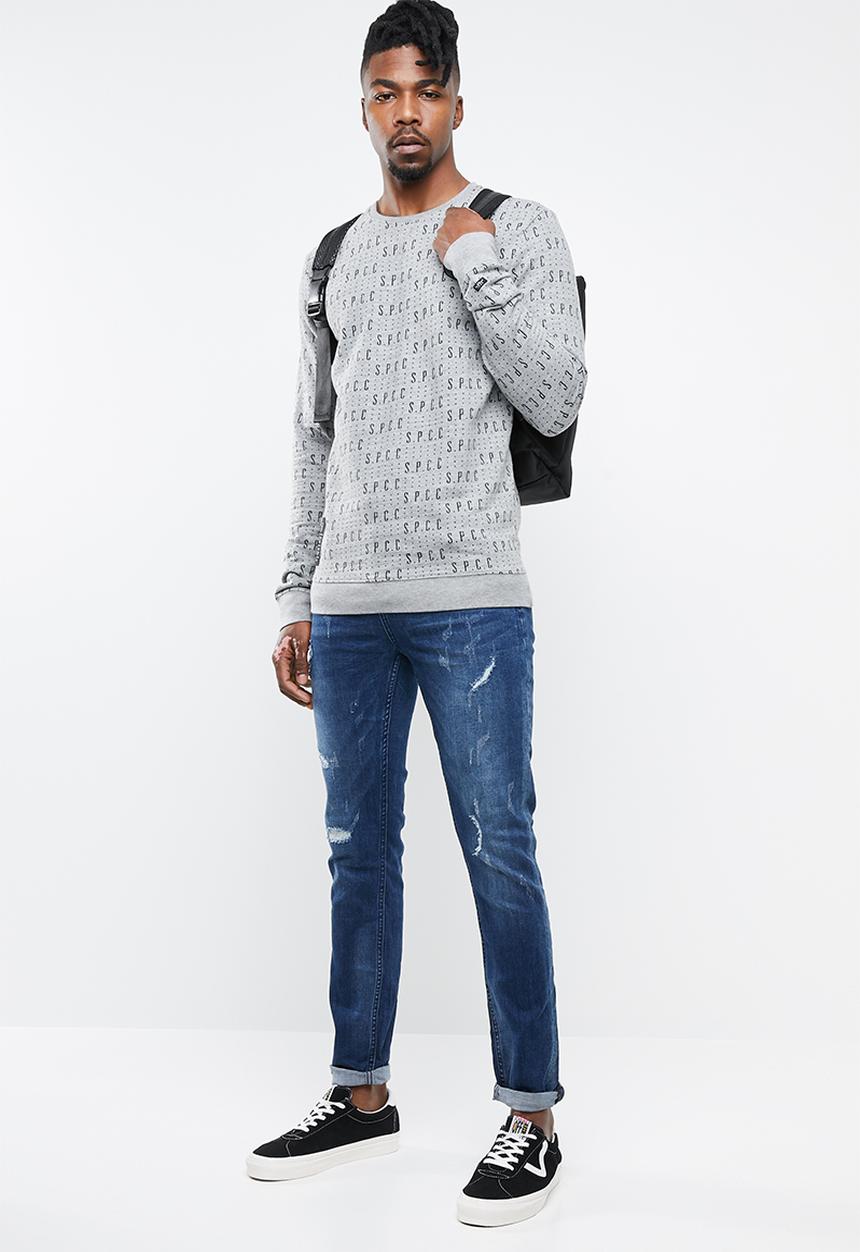 S.P.C.C - The shadow stitch skinny fit jeans - blue 