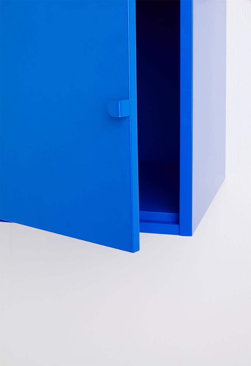 Sixth Floor - Fritz wall storage cube - navy