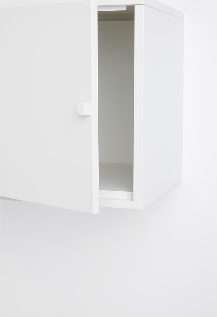 Sixth Floor - Fritz wall storage cube - white