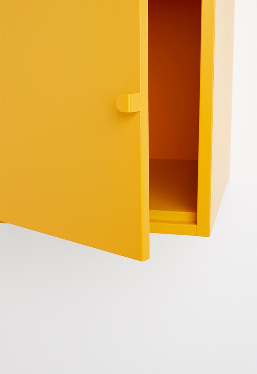 Sixth Floor - Fritz wall storage cube - yellow