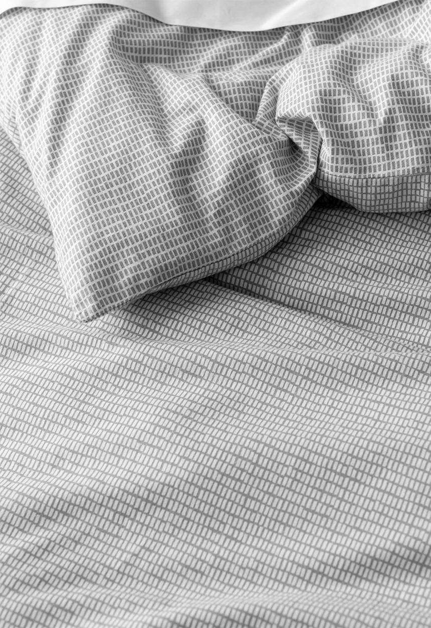 Linen House - Deena flannelette duvet cover set - grey