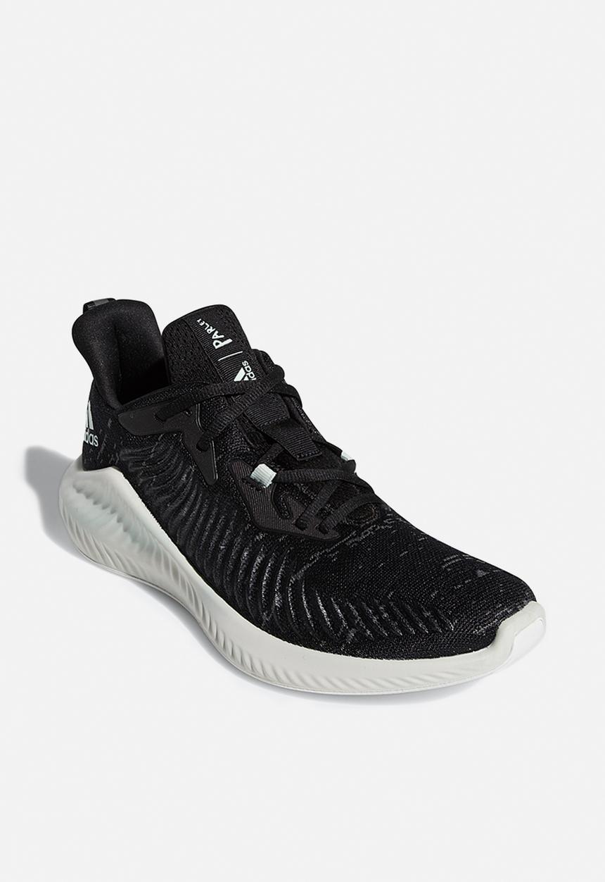 adidas Performance - Alphabounce+ Run Parley M - core black/linen green/ftwr white