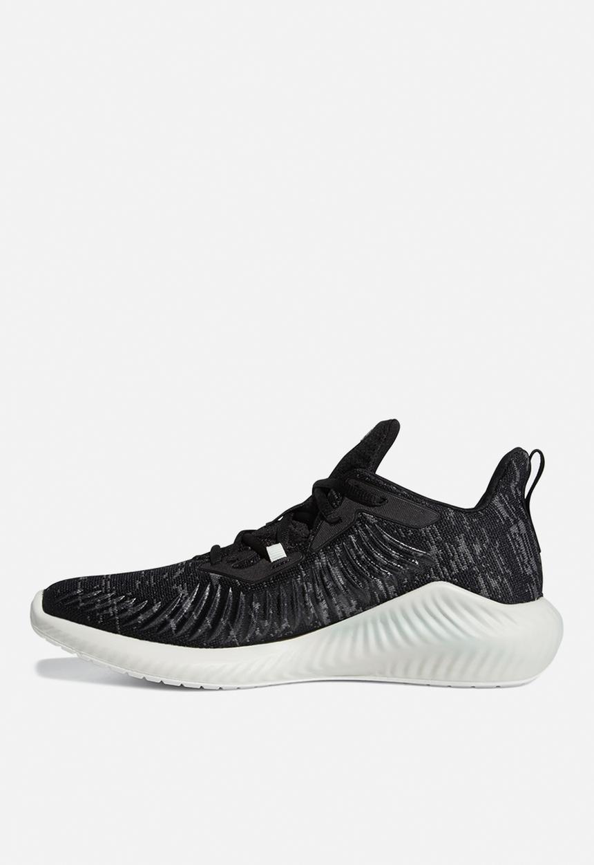 adidas Performance - Alphabounce+ Run Parley M - core black/linen green/ftwr white