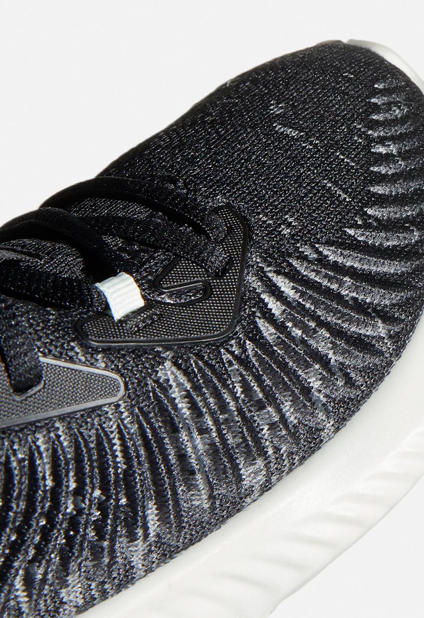 adidas Performance - Alphabounce+ Run Parley M - core black/linen green/ftwr white