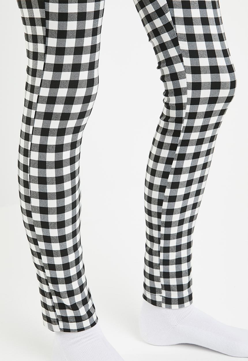 Superbalist - Upstyled leggings - black & white