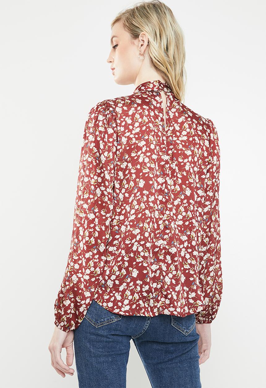 Superbalist - Kitty bow blouse - multi 