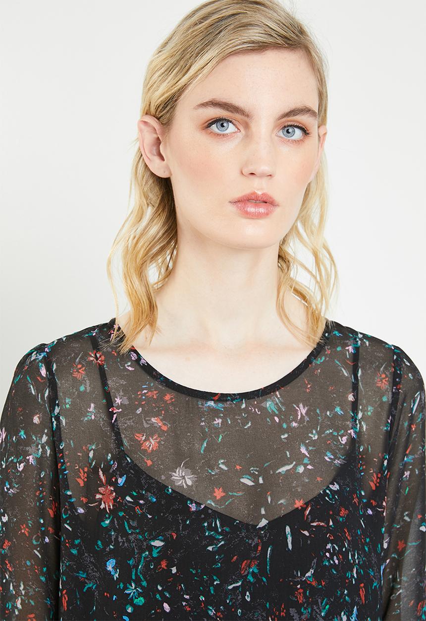 ONLY - Ziva Caroline dress - black