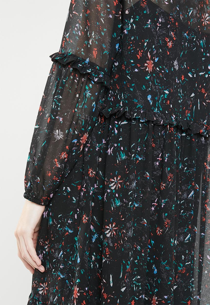 ONLY - Ziva Caroline dress - black