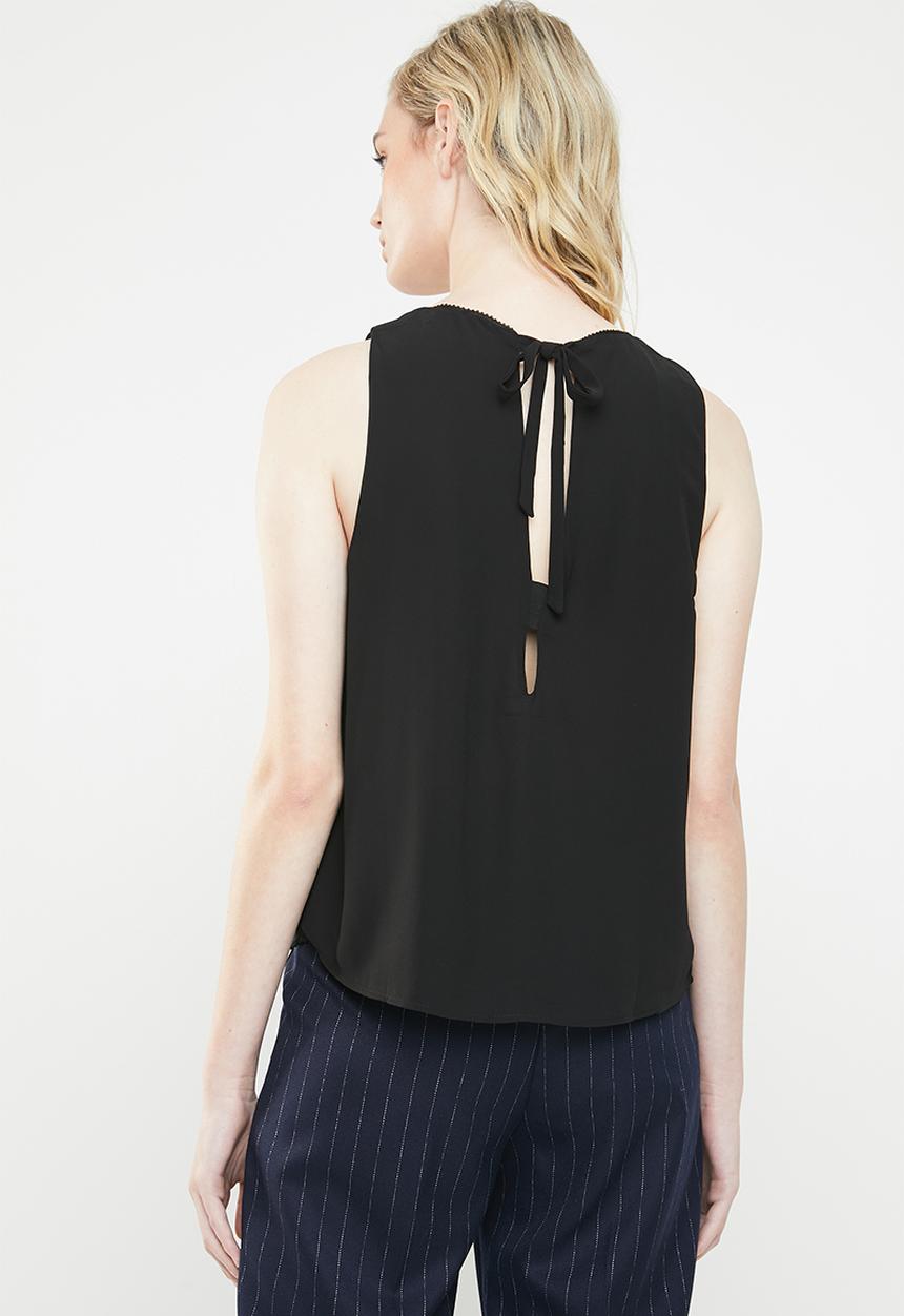 Jacqueline de Yong - Abigail sleeveless top - black