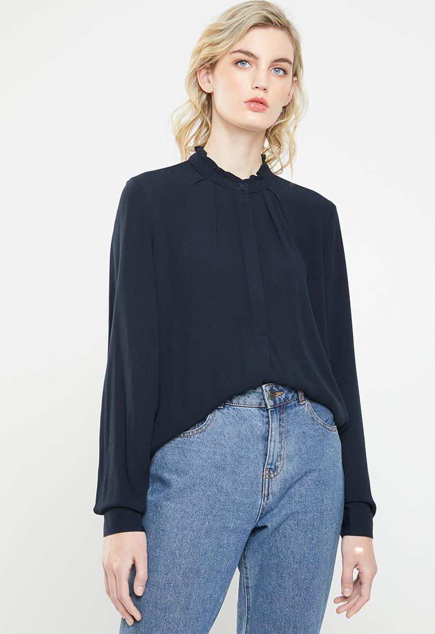 Jacqueline de Yong - Anni shirt - navy