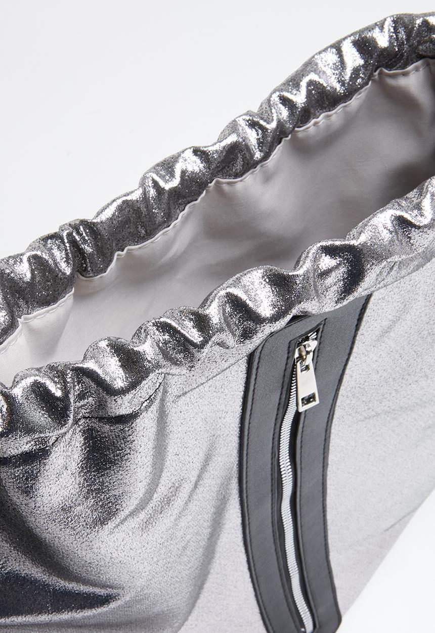 Pop Candy - Drawstring bag - silver