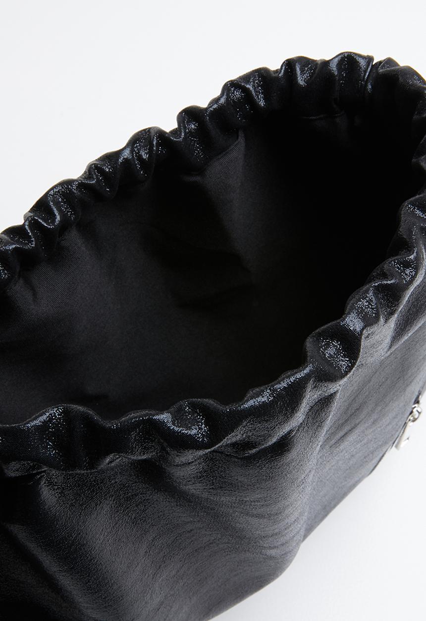 Pop Candy - Drawstring bag with zips - black