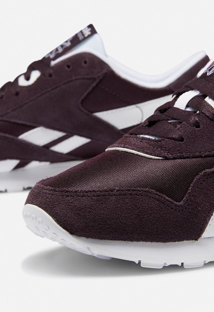 Reebok Classic - Cl Nylon - eggplant/white/eggplant