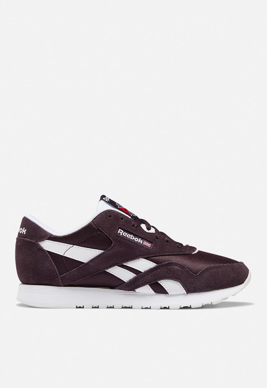 Reebok Classic - Cl Nylon - eggplant/white/eggplant