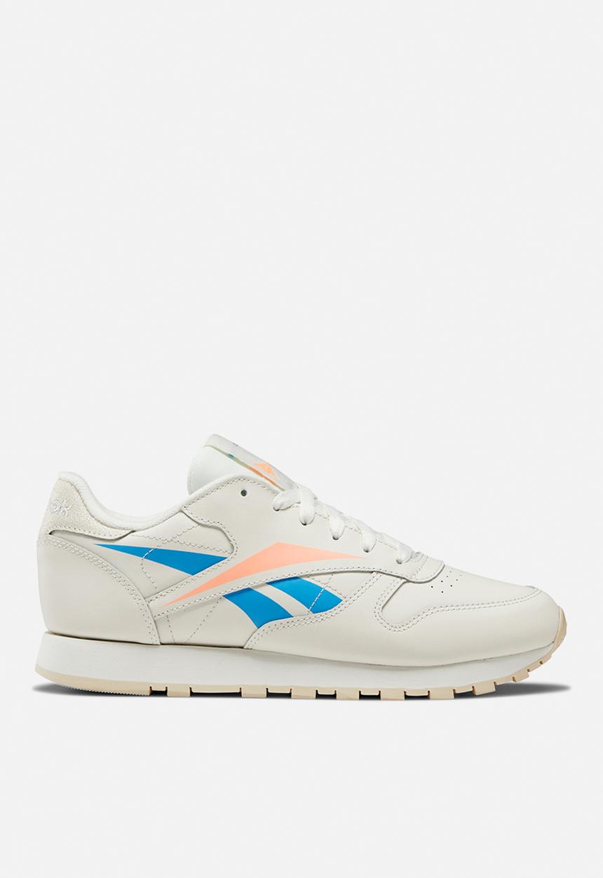 Reebok Classic - Cl Lthr - chalk/cyan/sunglow/bone